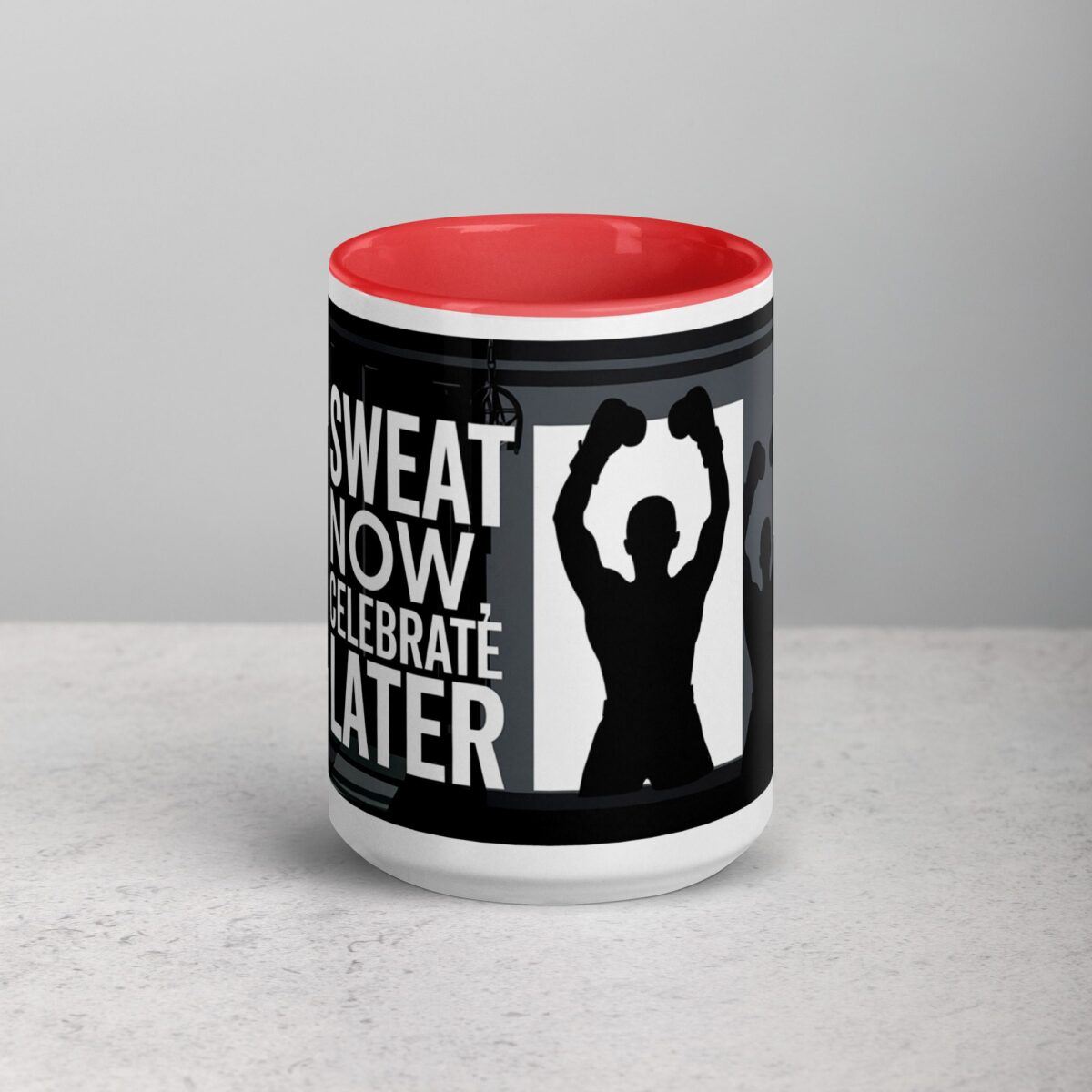 Sweat Now, Celebrate Later Boxing Mug - Image 10