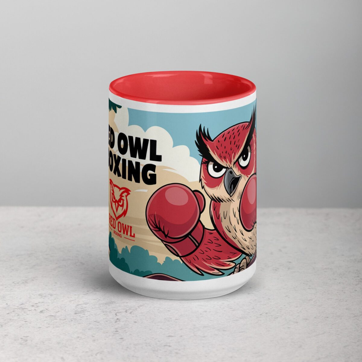 Red Owl Boxing Limited Edition Coffee Mug - Image 10