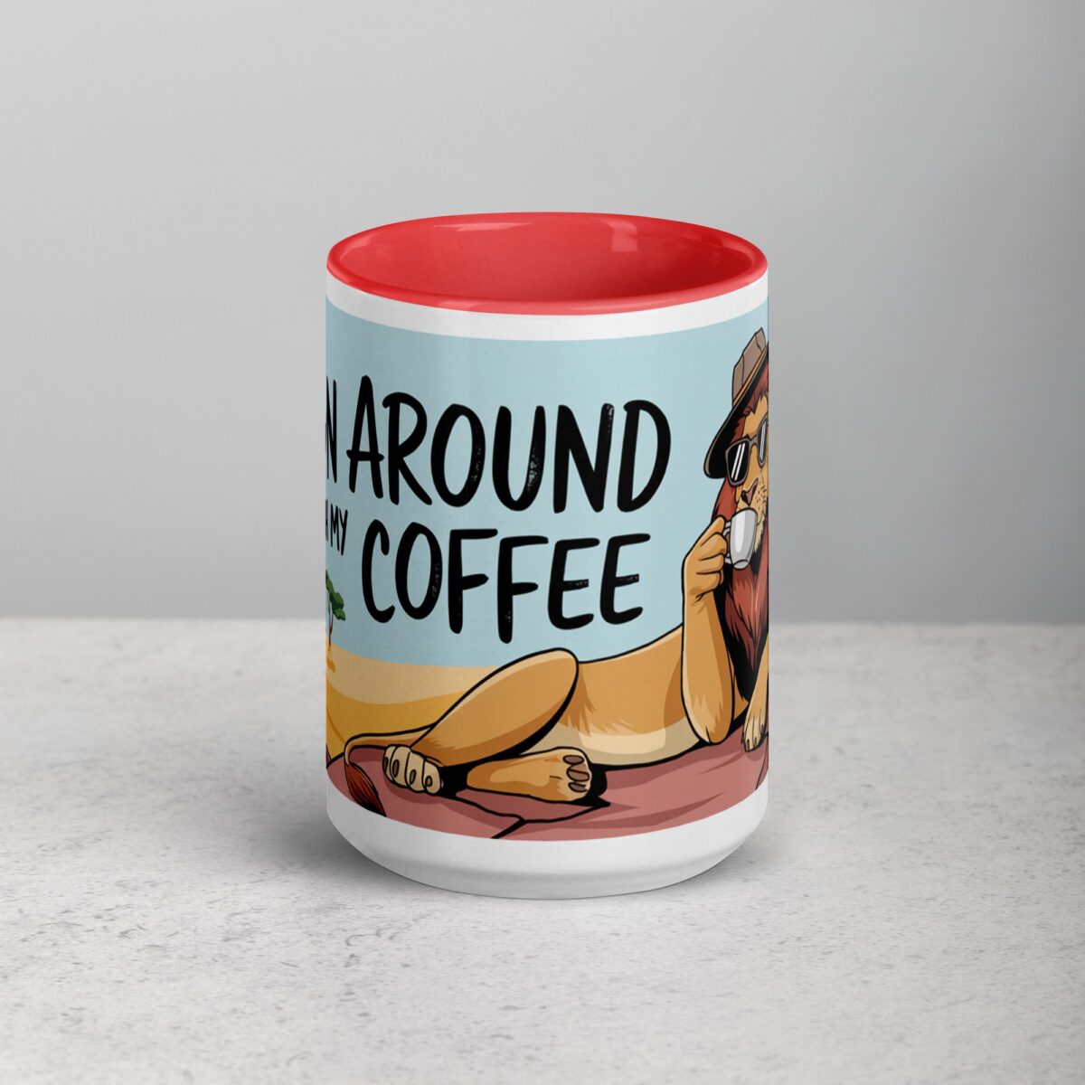 Lion Around with My Coffee Mug - Image 10
