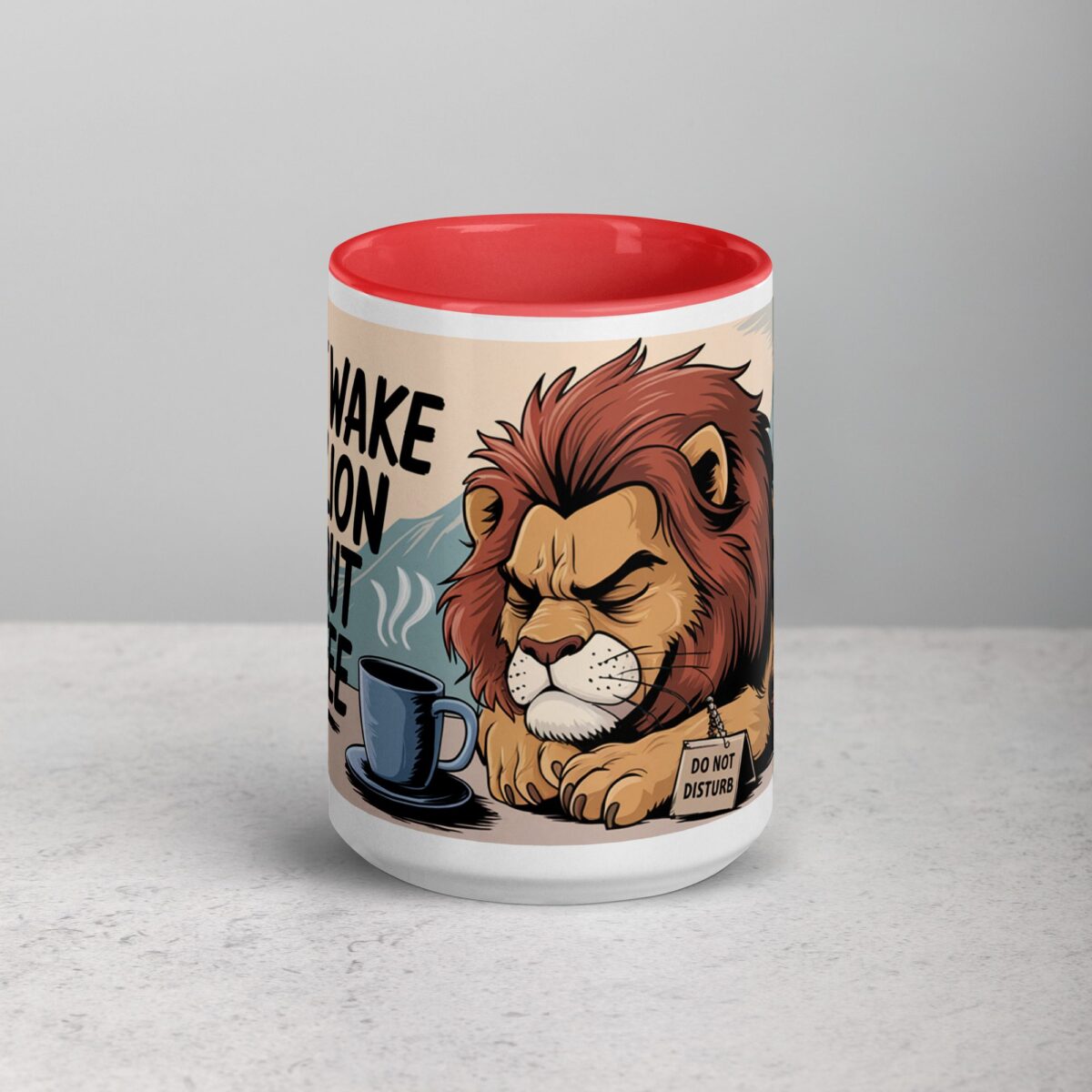 Don’t Wake the Lion Without Coffee Mug - Image 10