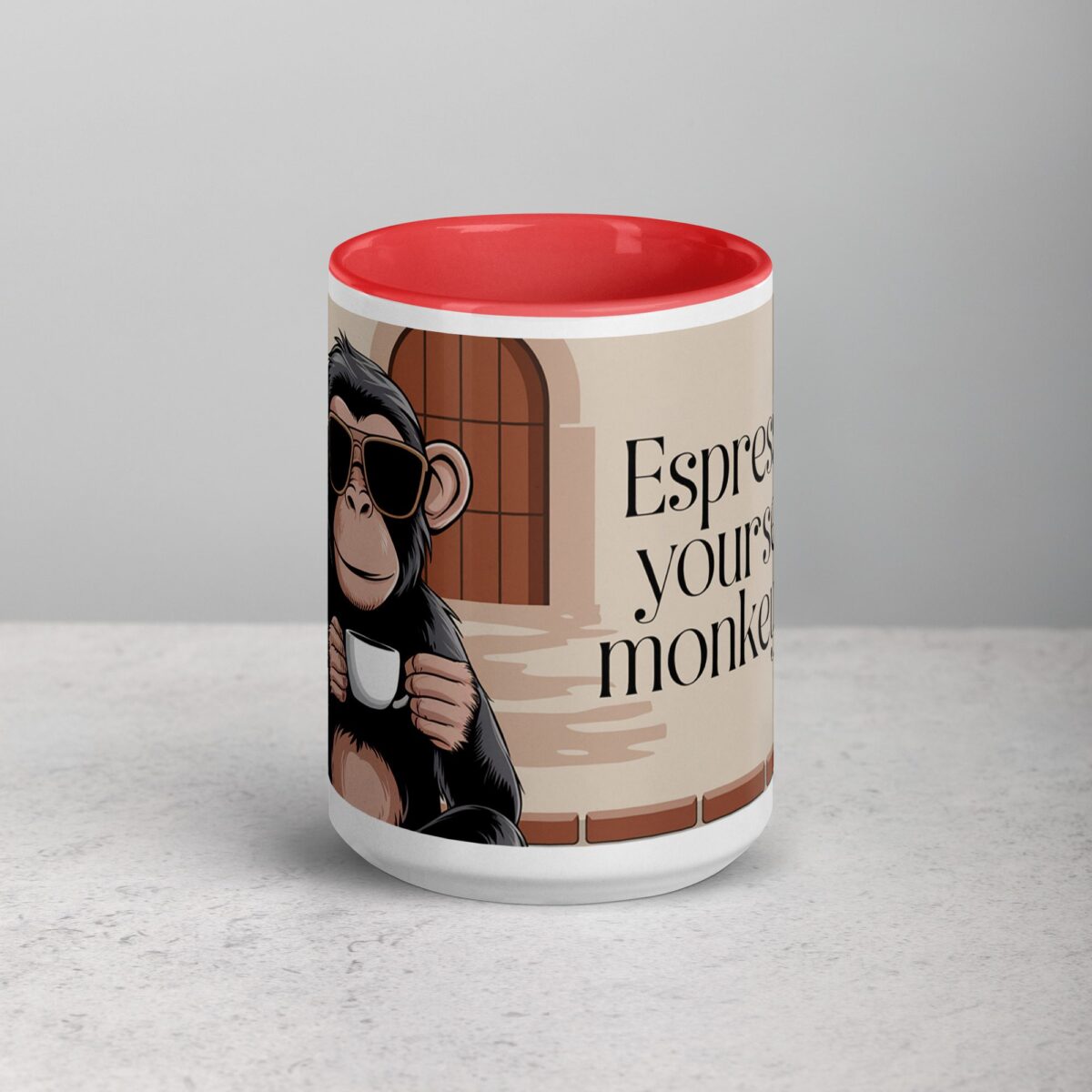 Espresso Yourself, Monkey Style Coffee Mug - Image 10