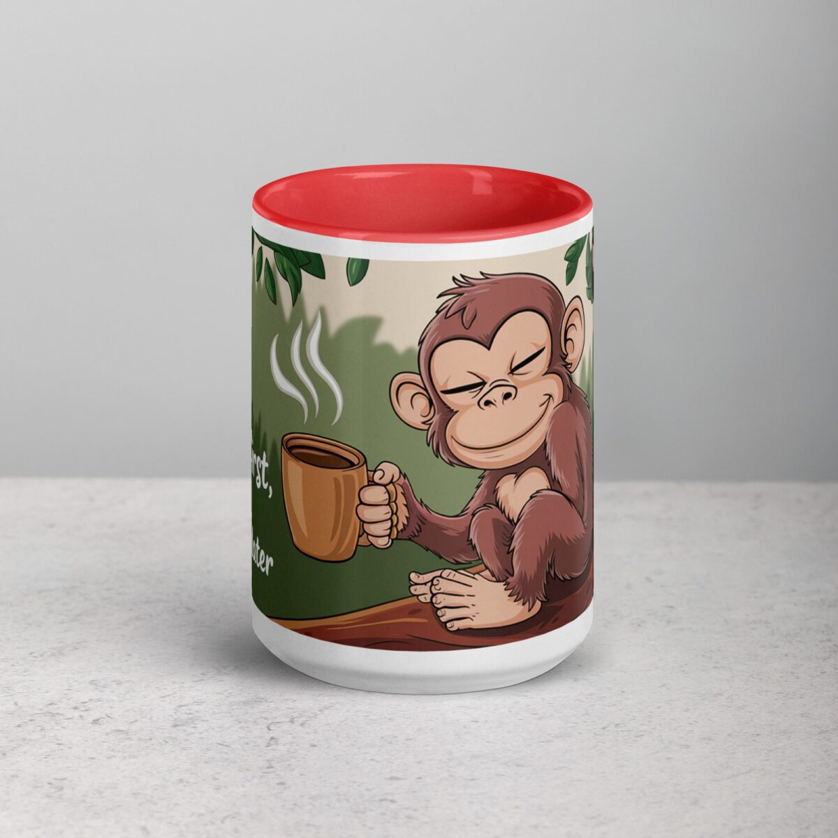 Coffee First, Monkey Business Later Mug - Image 10