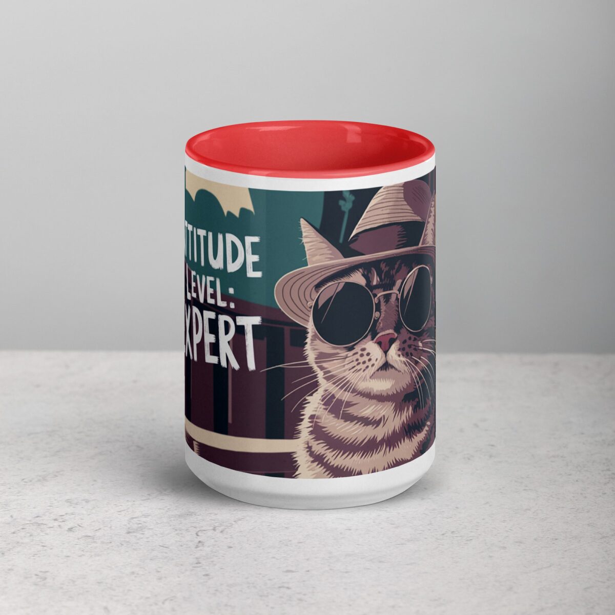 Cattitude Level: Expert Coffee Mug - Image 10