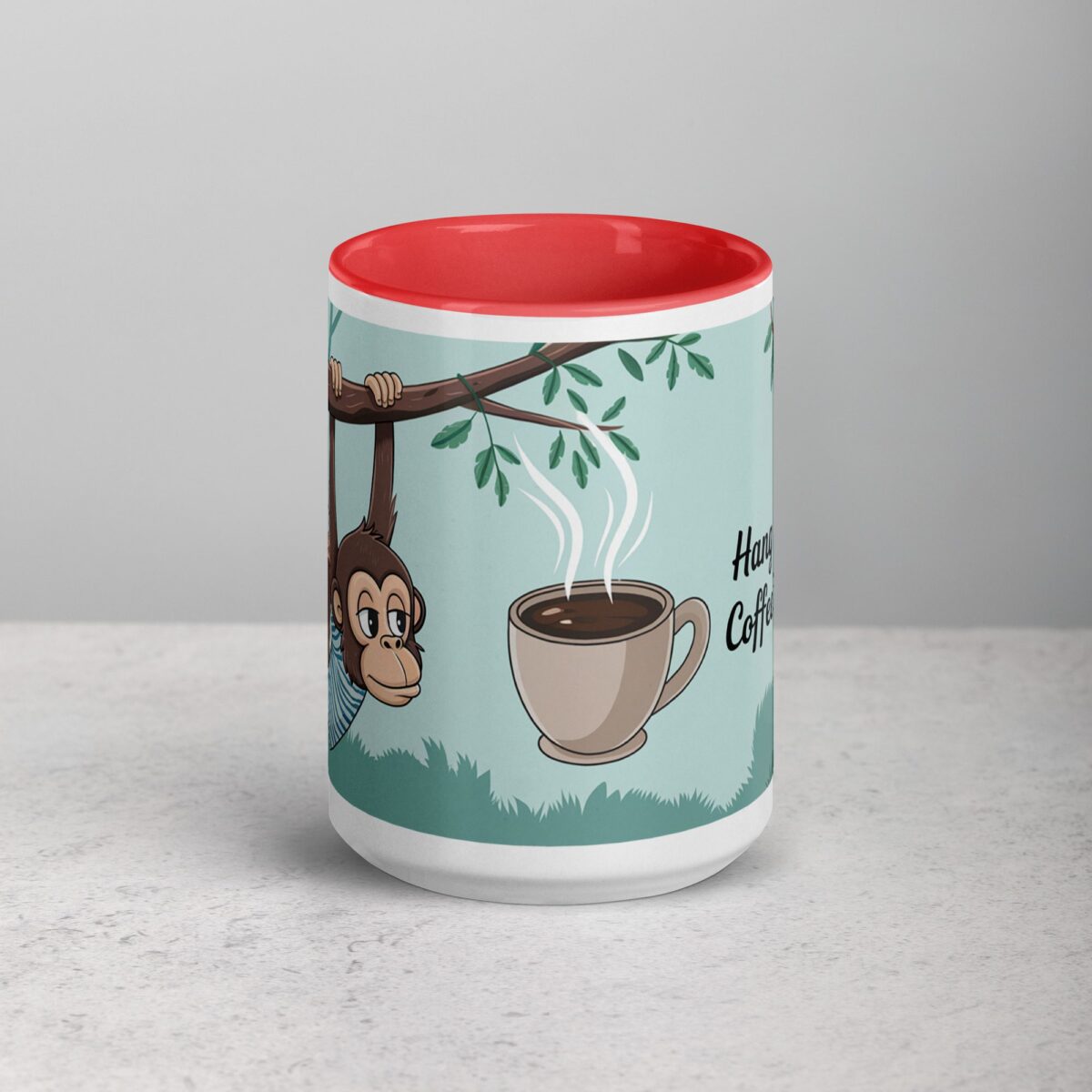 Hang in There, Coffee’s Coming! Monkey Mug - Image 10