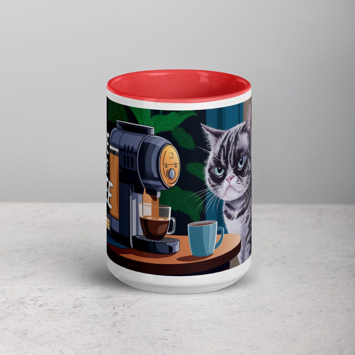 No Talkie Before Coffee Cat Mug - Image 10
