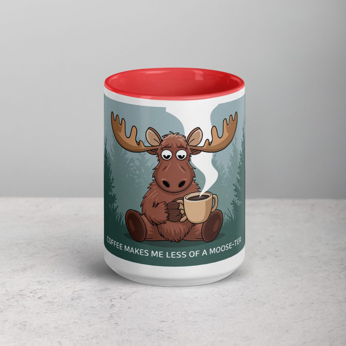 Coffee Makes Me Less of a Moose-ter Mug - Image 10