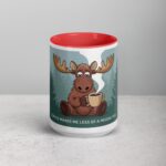 Coffee Makes Me Less of a Moose-ter Mug - Image 10