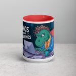 Dinos Before Deadlines Coffee Mug - Image 10