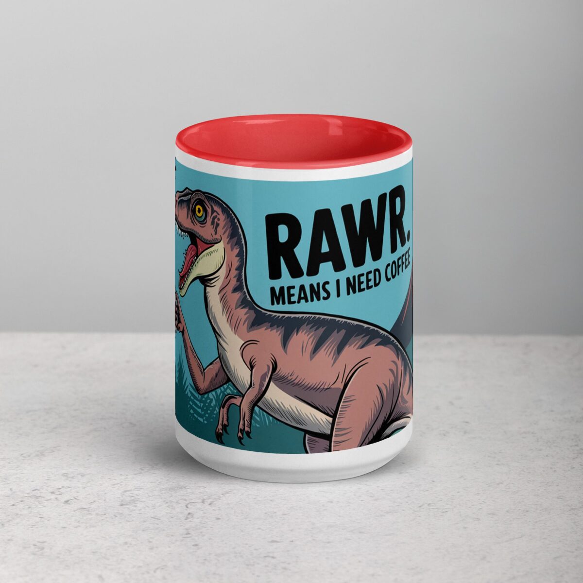 Rawr Means I Need Coffee Mug - Image 10