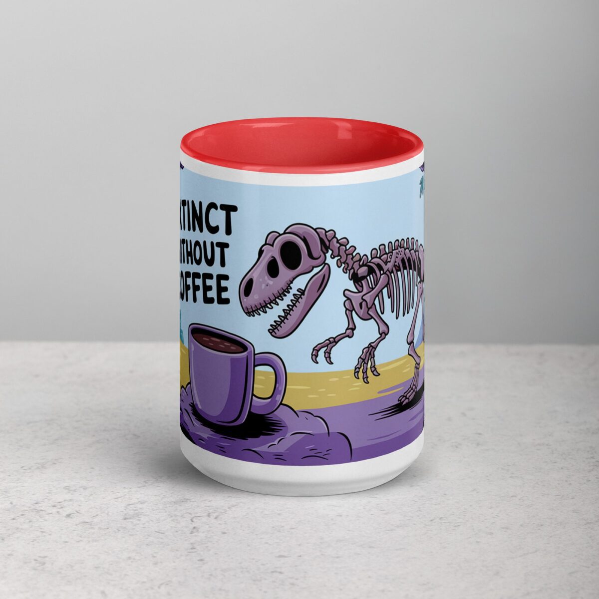 Extinct Without Coffee Mug - Image 10