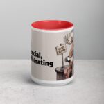I’m Not Antler-Social, Just Caffeinating Moose Mug - Image 10