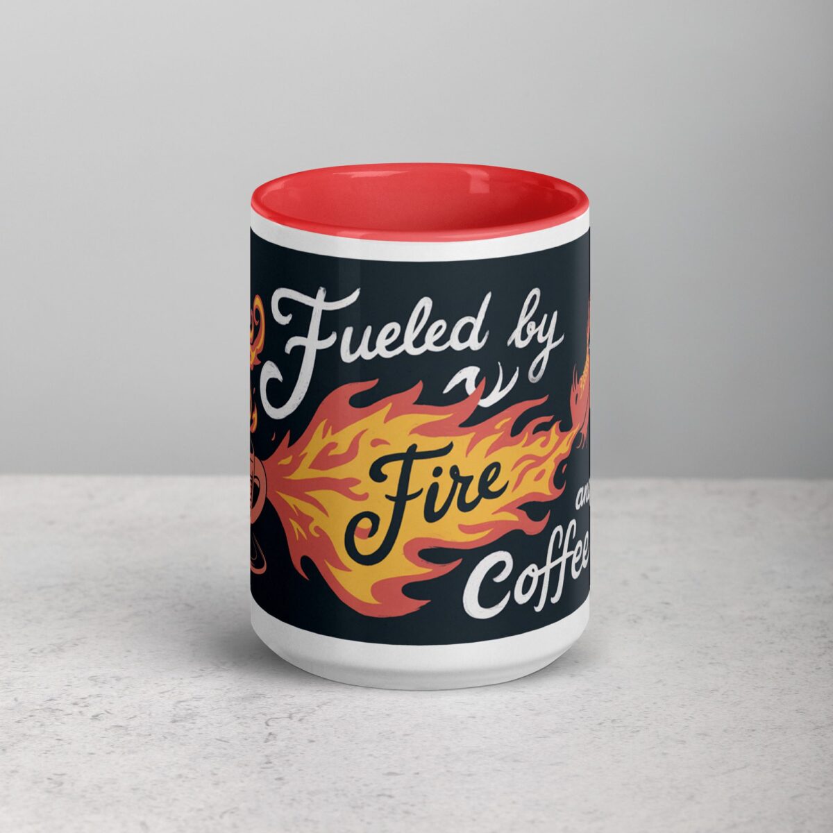 Fueled by Fire and Dragon Coffee Mug - Image 10