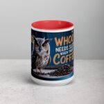 Whoo Needs Sleep When There's Coffee? Owl Mug - Image 10