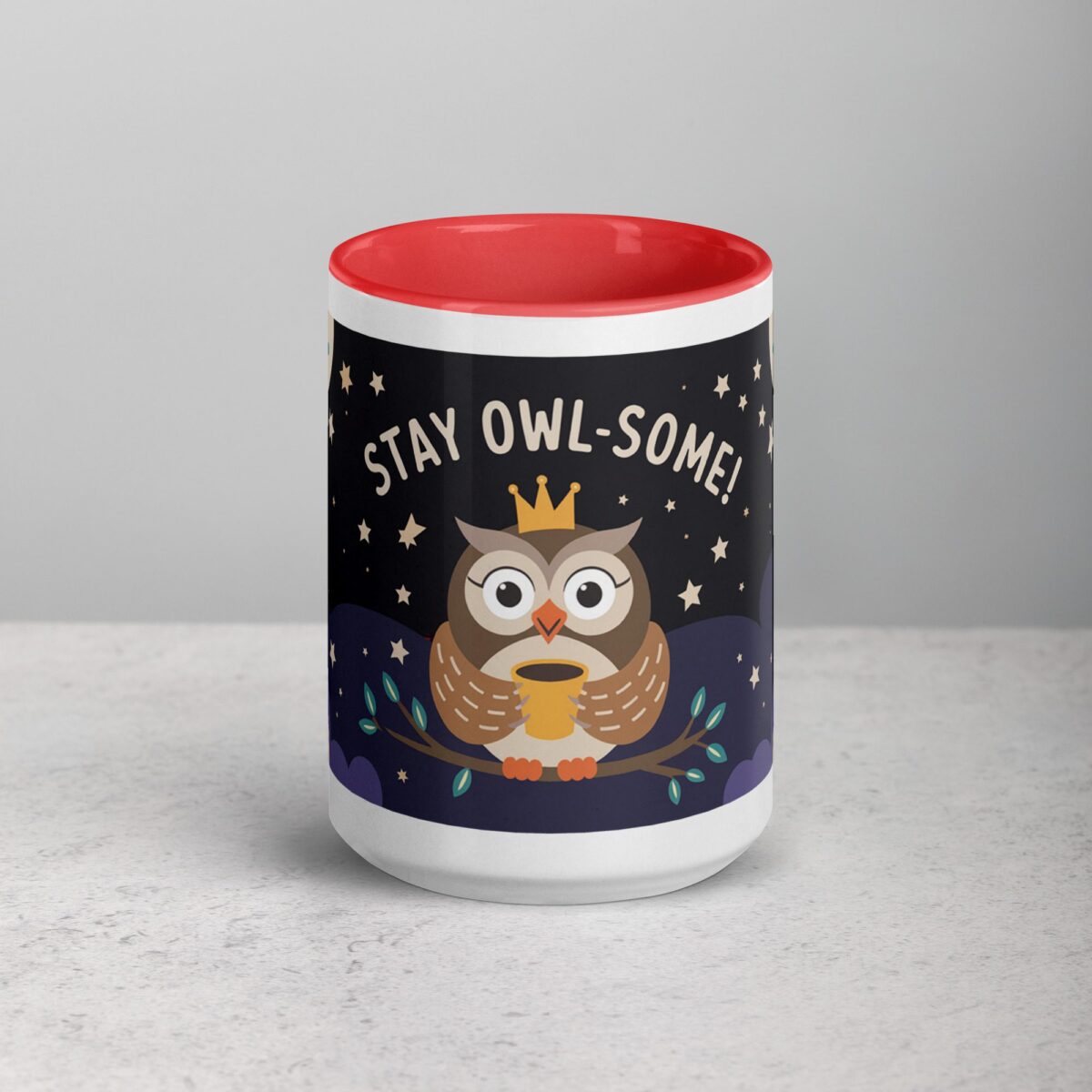 Stay Owl-some! Coffee Mug & Tea Cup - Image 10