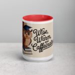 Wise, Warm, and Caffeinated Owl Coffee Mug - Image 10