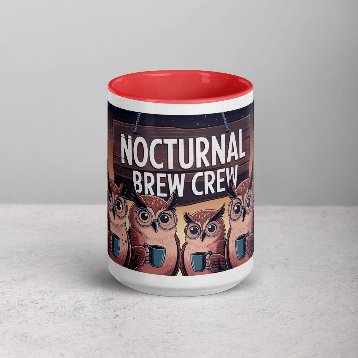Nocturnal Brew Crew Owl Mug - Image 10