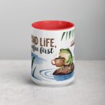 Pond Life, Coffee First Mug - Image 10