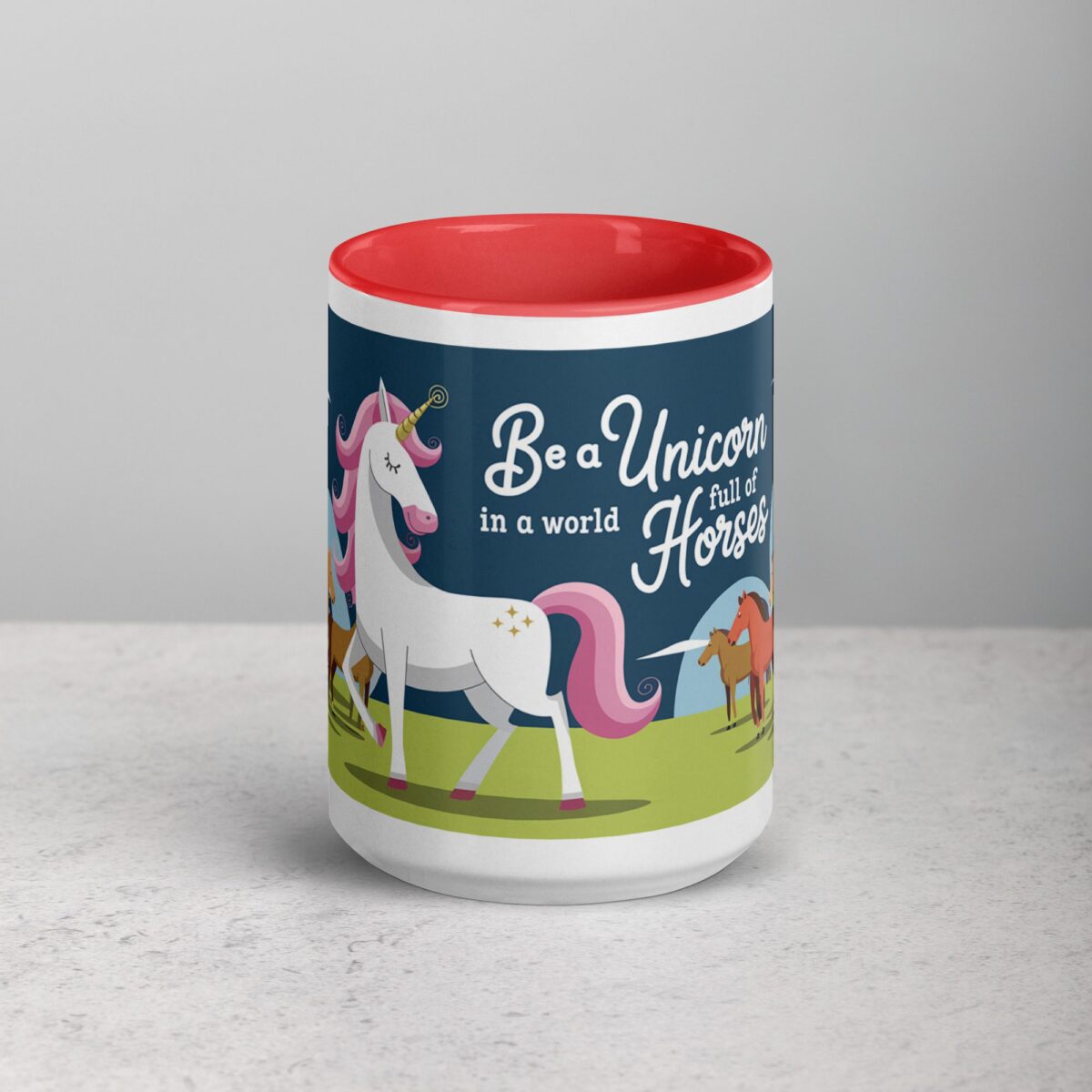 Be a Unicorn in a World Full of Horses Mug - Image 10