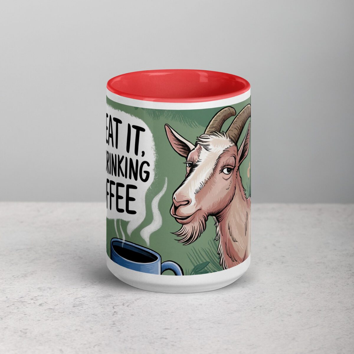 Bleat It, I’m Drinking Coffee Goat Mug - Image 10