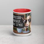 Espresso Yourself, Goat Style Coffee Mug - Image 10