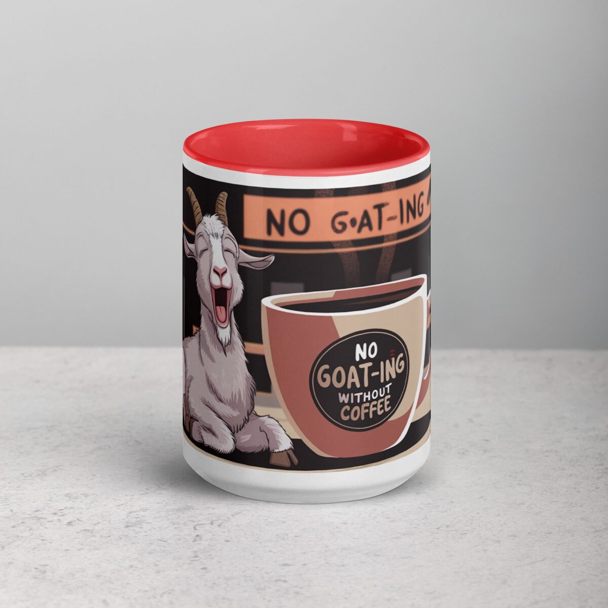 No Goat-ing Without Coffee Mug - Image 10