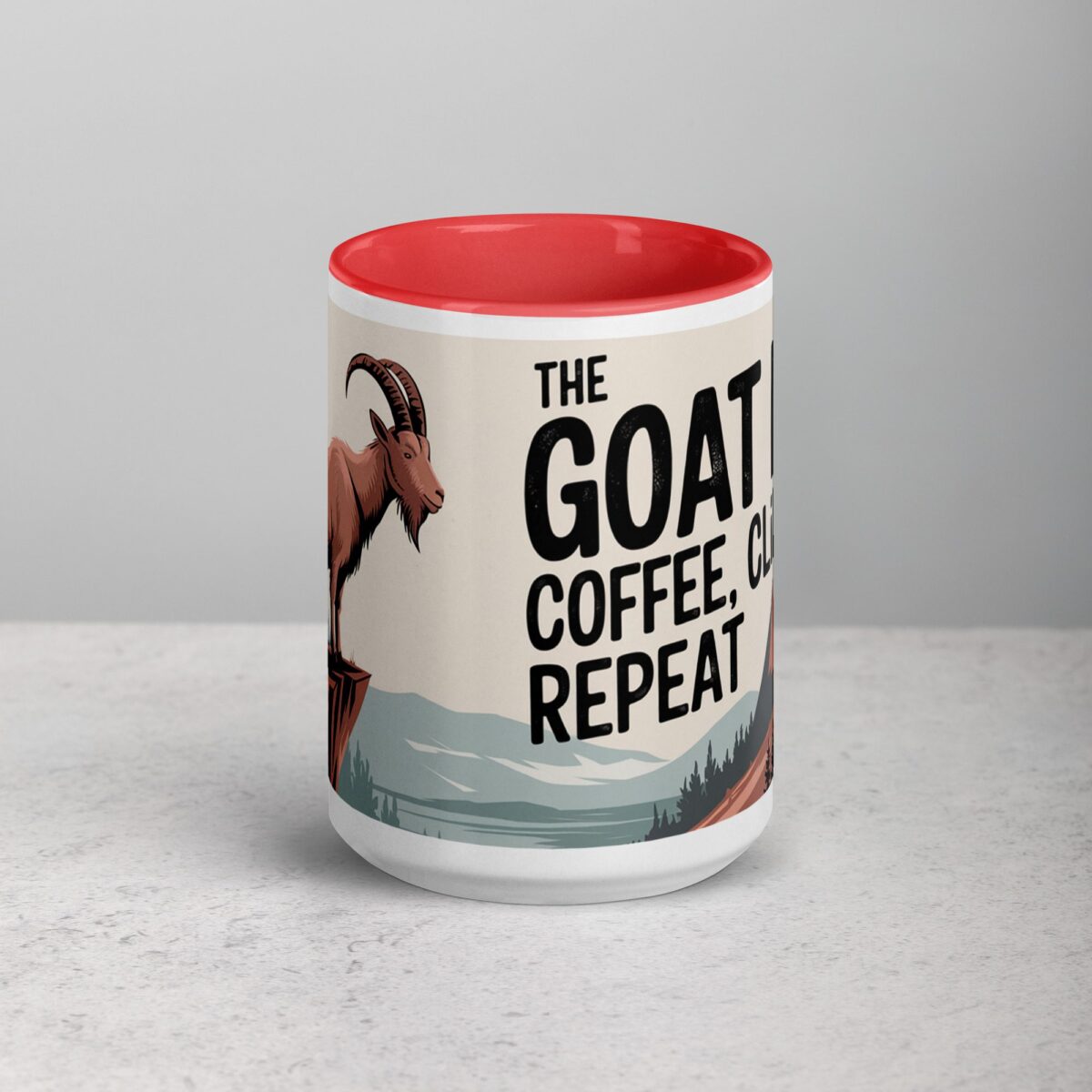 The Goat Life: Coffee, Climb, Repeat Mug - Image 10
