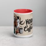 Horned and Caffeinated Goat Coffee Mug - Image 10