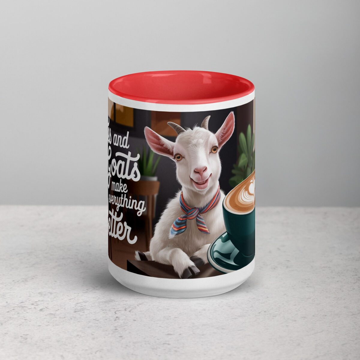 Lattes and Goats Make Everything Better Mug - Image 10