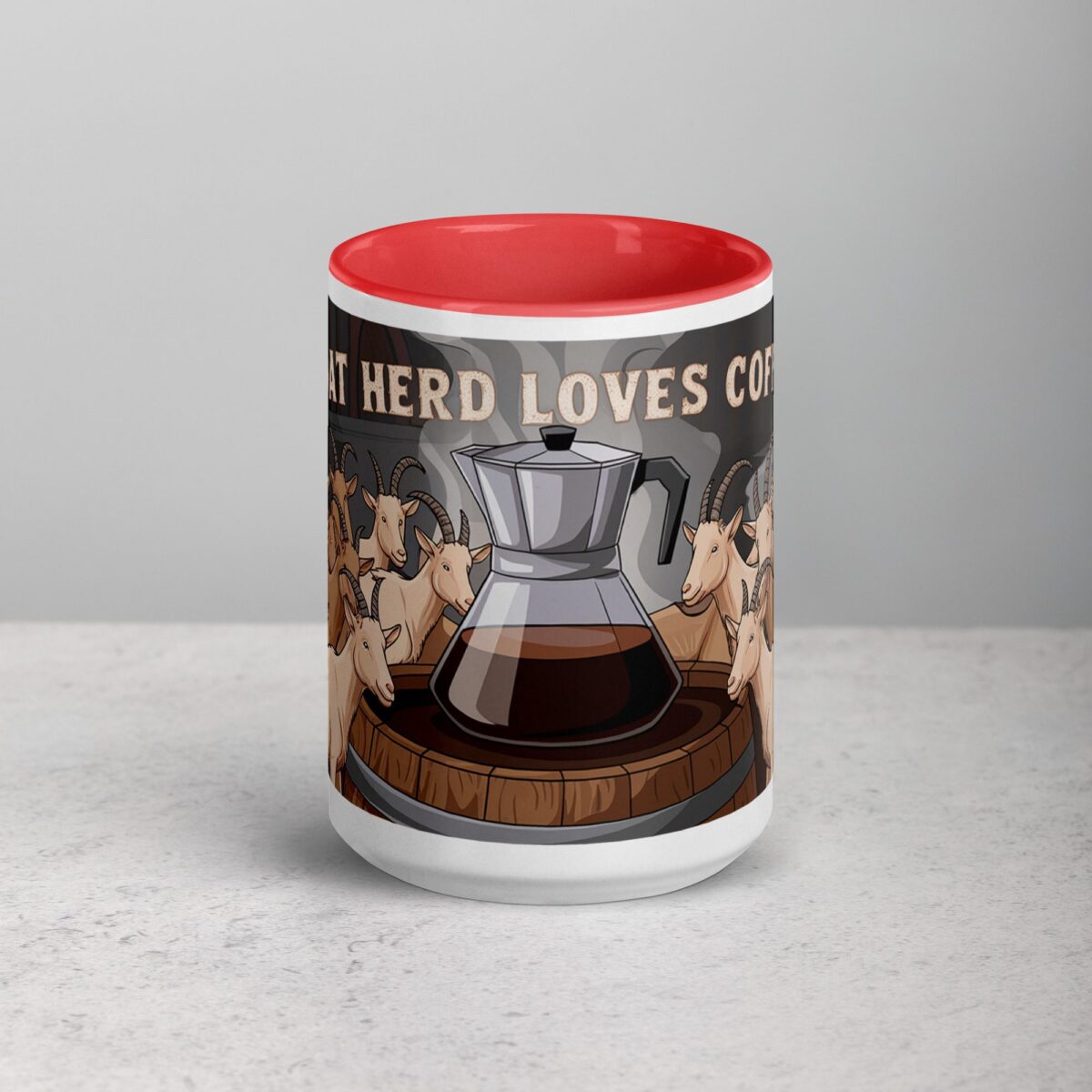 Goat Herd Loves Coffee Mug - Image 10