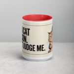 I’m a Cat Person. Don’t Judge Me Mug - Image 10