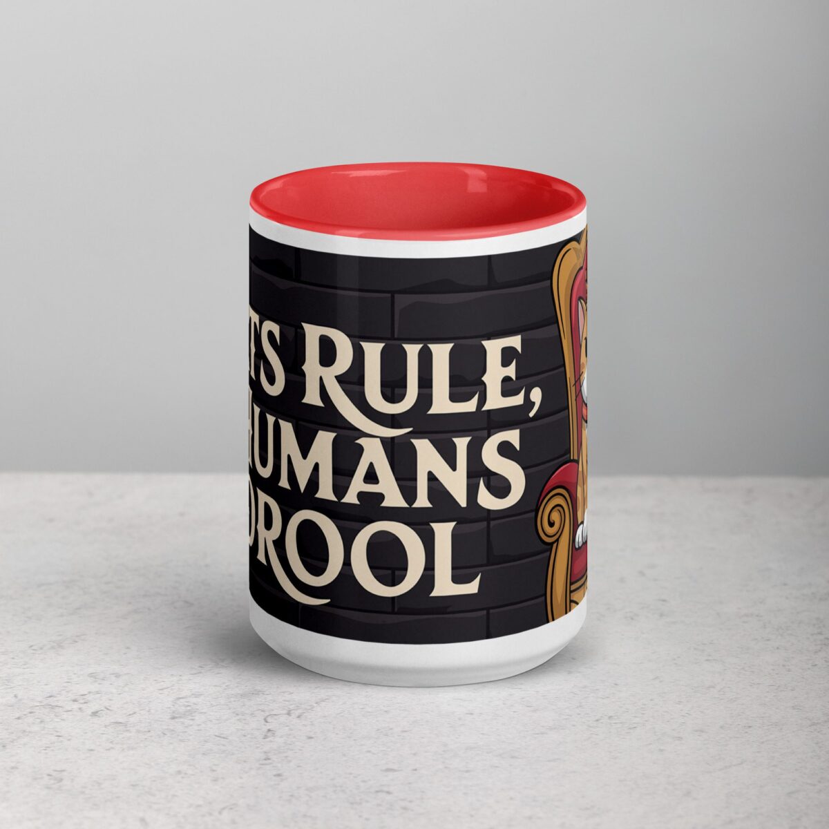 Cats Rule, Humans Drool Coffee Mug - Image 10