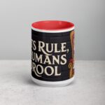 Cats Rule, Humans Drool Coffee Mug - Image 10