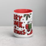 Merry Drunk, I’m Christmas Coffee Mug - Image 10