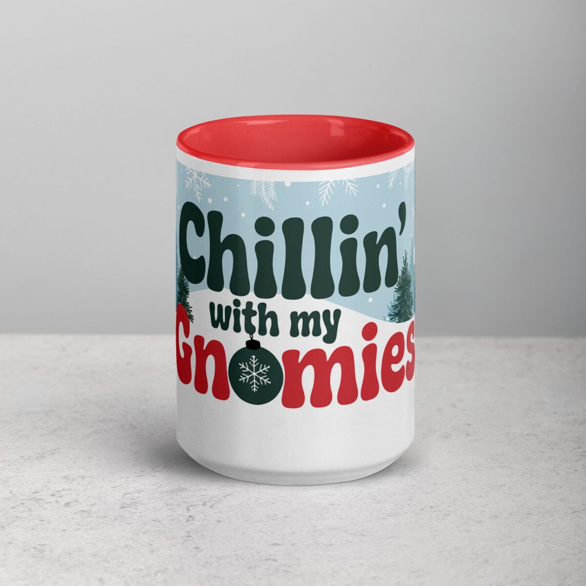 Chillin’ with My Gnomies Christmas Mug - Image 10