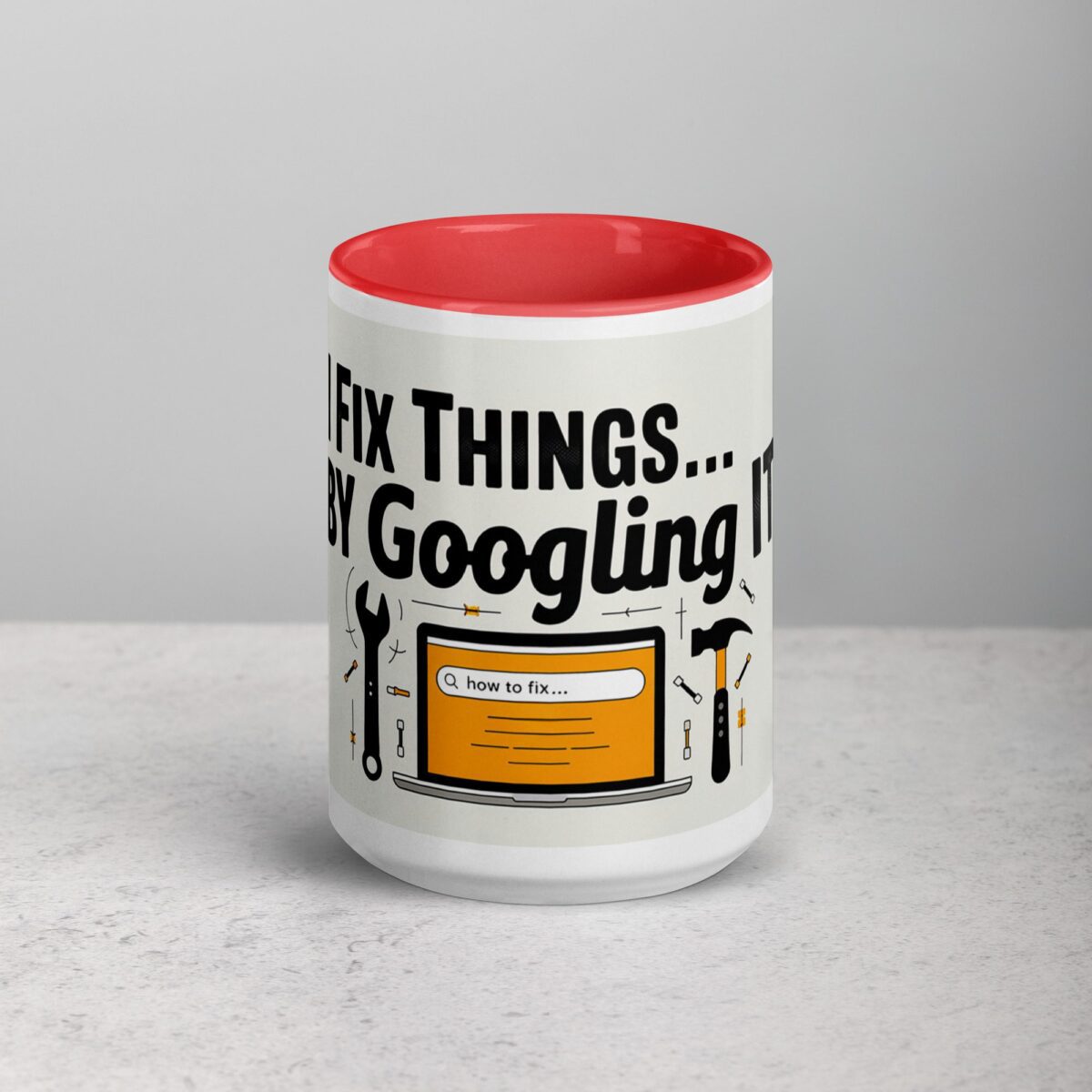 I Fix Things... By Googling It Dad Coffee Mug - Image 10