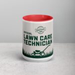 Official Lawn Care Technician Dad Coffee Mug - Image 10
