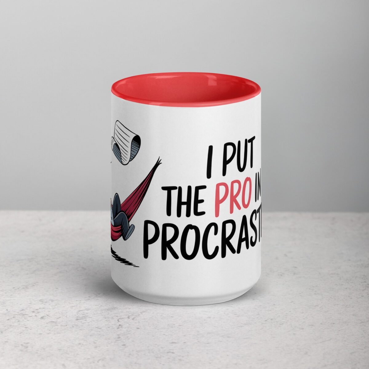 I Put the Pro in Procrastinate Dad Mug - Image 10