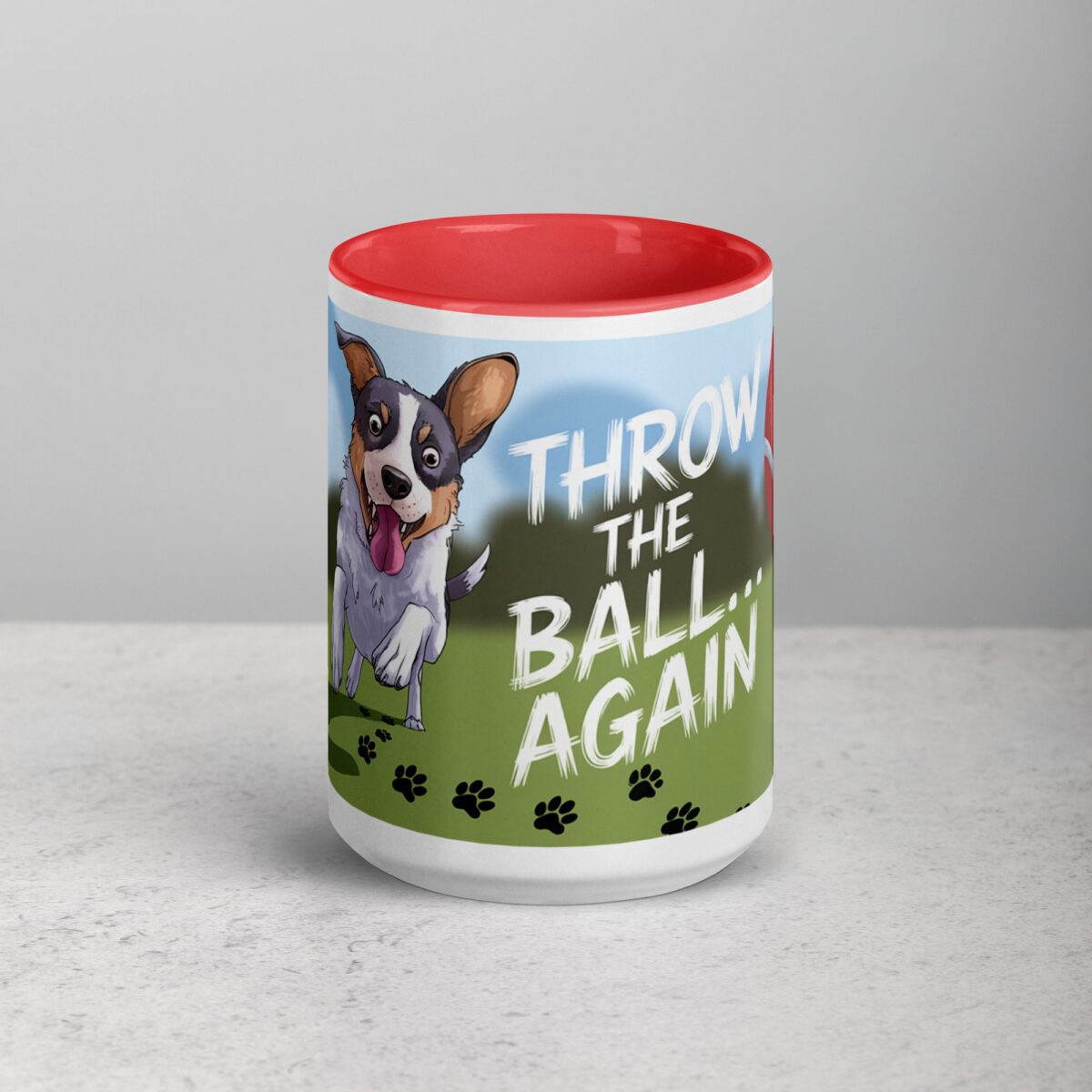 Throw the Ball… Again Dog Coffee Mug - Image 10