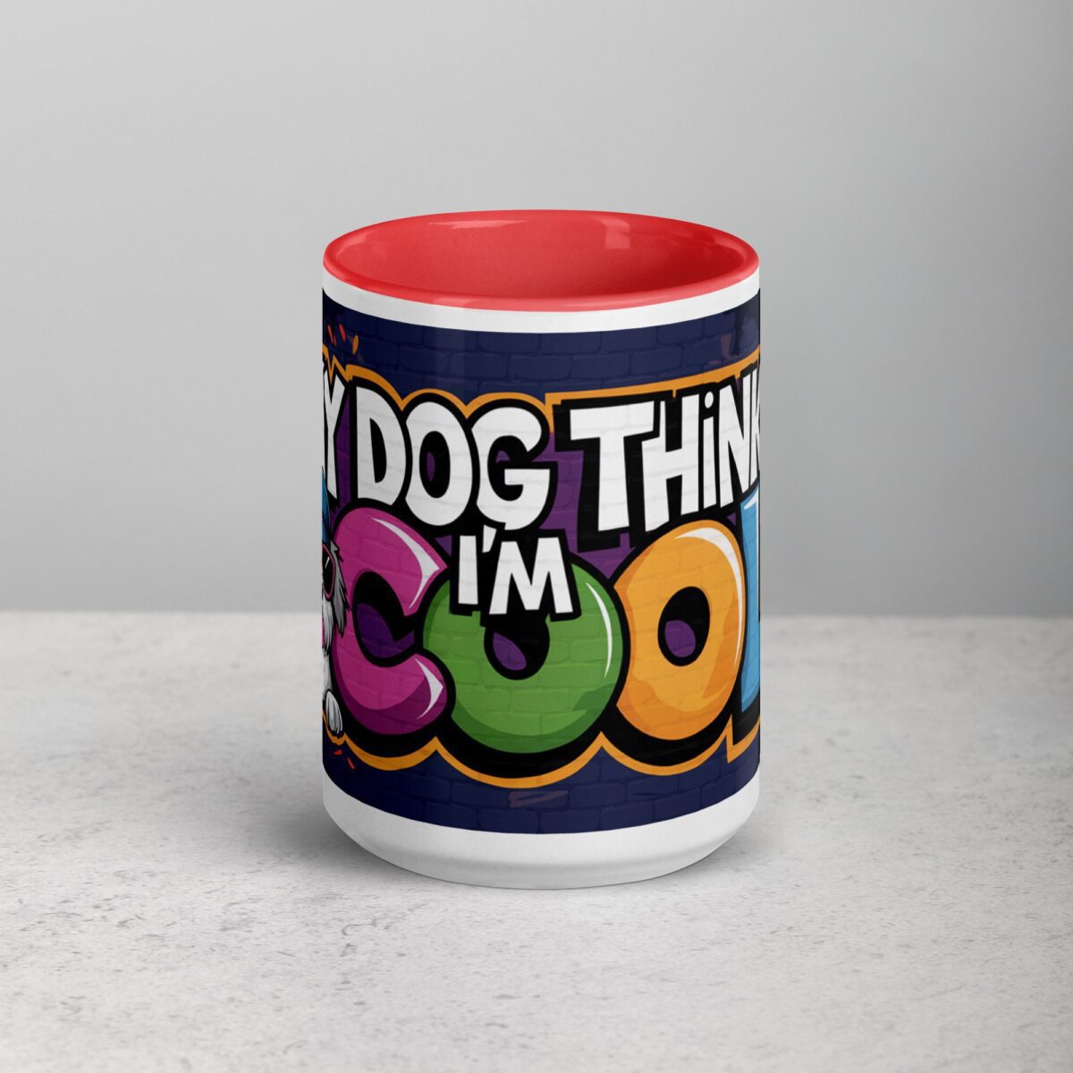 My Dog Thinks I’m Cool Coffee Mug - Image 10