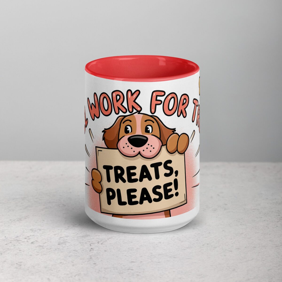 Will Work for Treats Dog Coffee Mug - Image 10