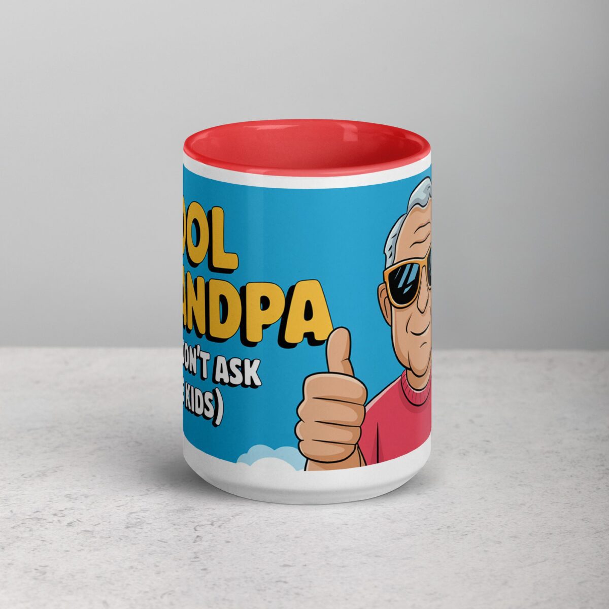 Cool Grandpa (Just Don’t Ask the Kids) Coffee Mug - Image 10