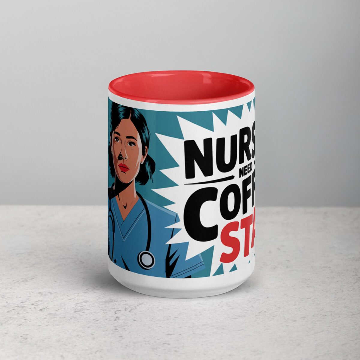Nurses Need Coffee, Stat! Nurse Mug - Image 10