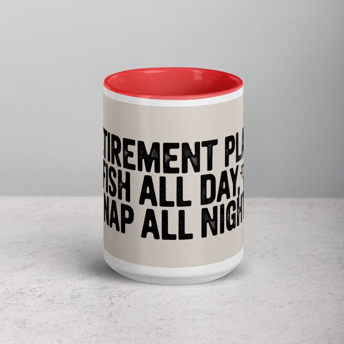 Retirement Plan: Fish All Day, Nap All Night Mug - Image 10