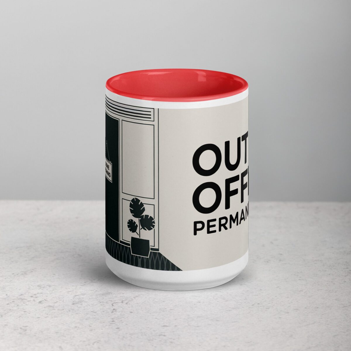 Out of Office Permanently Retirement Coffee Mug - Image 10