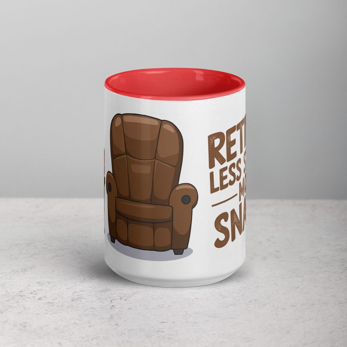Retired: Less Stress, More Snacks Coffee Mug - Image 10
