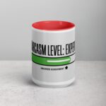Sarcasm Level: Expert Coffee Mug - Image 10