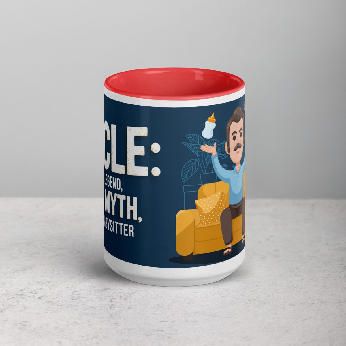 Uncle: The Legend, The Myth, The Babysitter Coffee Mug - Image 10