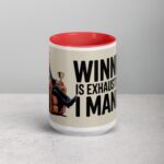 Winning Is Exhausting, But I Manage Donald Trump Mug - Image 11