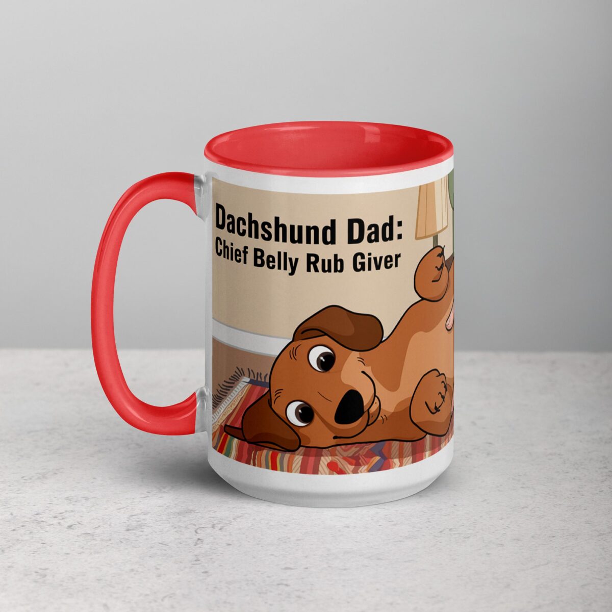 Dachshund Dad: Chief Belly Rub Giver Coffee Mug - Image 11