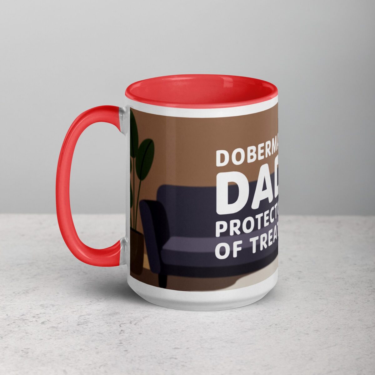 Doberman Dad: Protector of Treats Coffee Mug - Image 11
